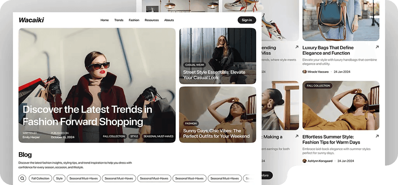 Projects folder - project-fashion